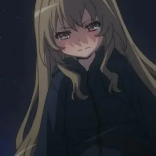 😕 Taiga Aisaka Toradora! Anime, Personaje, Toradora, Taiga Aisaka telegram sticker