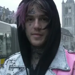 🌚 Lil Peep рэпер, музыкант, Lil Peep, артист, певец telegram sticker