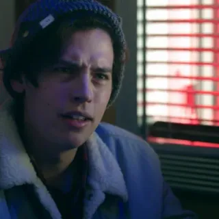 🌨 Jughead Jones Riverdale Jughead, Riverdale, Serie de TV, Cole Sprouse, Archie Comics telegram sticker