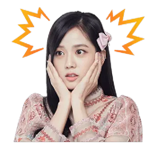 😳 kpop, cantante, mujer, celebridad, lindo, sorpresa telegram sticker