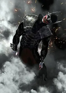 🤣 The Batman Who Laughs méchant, bande dessinée, horreur, DC Comics, sombre, tordu, Batman maléfique telegram sticker