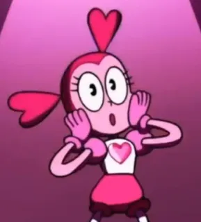 😮 Spinel Steven Universe cartoon, pink, Spinel, Steven Universe, heart whatsapp sticker