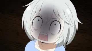😨 anime, asustado, preocupado, expresión, impactado telegram sticker