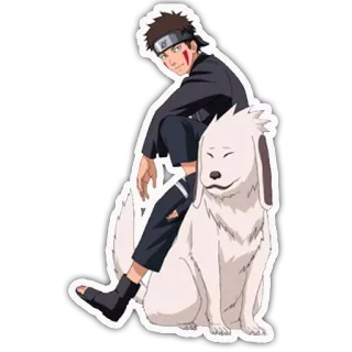 🐺 Inuzuka Kiba Naruto Anime, Cachorro, Kiba, Naruto, Shonen, Ninja telegram sticker