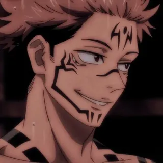 😏 Ryomen Sukuna Jujutsu Kaisen anime, demon, curse, jujutsu kaisen, sukuna, ryomen sukuna telegram sticker