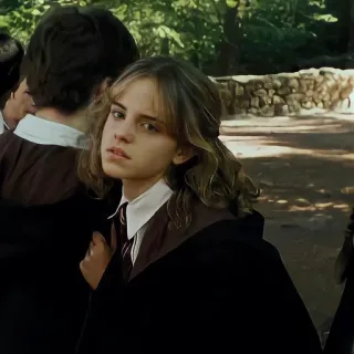 💋 Hermione Granger Harry Potter Гермиона Грейнджер, Гарри Поттер, волшебник, магия, фильм, фэнтези telegram sticker