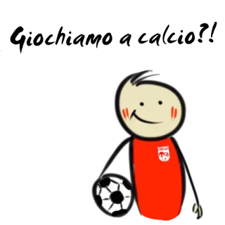 ⚽ For the win!⚽ bonhomme allumette, foot, sport, fête, équipe telegram sticker