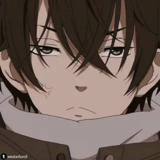 🏷 westxrlund Аниме, Персонаж, Портрет, Парень telegram sticker