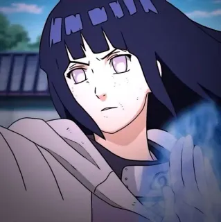 💎 Hinata Hyuga Naruto anime, hinata, naruto, ninja, byakugan, hyuga telegram sticker