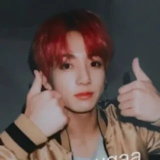 🌟 yugaaa kpop, idol, kciuk w górę, koreański, osoba, portret whatsapp sticker