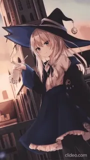 ✨ Anime, Strega, Manga, Cartone animato, Magia, Fantasy, Ragazza, Donna telegram sticker