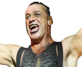 😃 Till Lindemann Till Lindemann, Rammstein, cantante, música, metal, industrial whatsapp sticker