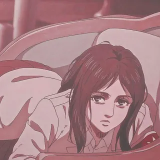 ❤️ Pieck Finger Attack on Titan アニメ, キャラクター, ピーク・フィンガー, 進撃の巨人 telegram sticker