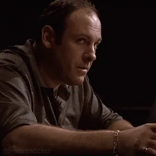 😟 Tony Soprano The Sopranos telegram sticker