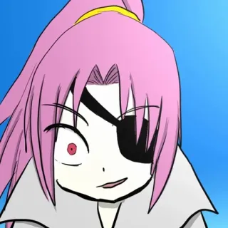 ⁉️ Anime, Manga, Cartoon, Figur, Pirat, Augenklappe telegram sticker
