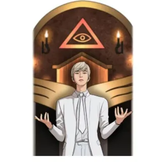 😈 Illuminati, Olho da Providência, Conspiração, Ocultismo, Símbolo, Triângulo, Religião telegram sticker
