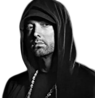 🔫 Eminem Eminem, rapper, muziek, beroemdheid, portret, artiest telegram sticker