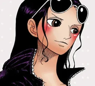 🌟 Nico Robin One Piece anime, cartoon, nico robin, one piece, manga, character telegram sticker