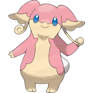 🐉 Audino Pokemon pokemon, audino, pink, cute, cartoon telegram sticker