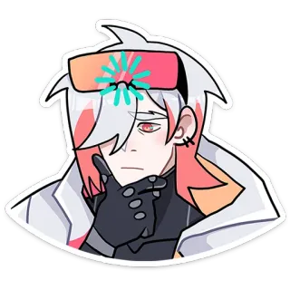 🤔 Anime, Sticker, Cartoon, Manga, Personage telegram sticker
