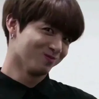 😏 Jungkook kpop, idol, cantante, boyband, coreano, lindo, cara whatsapp sticker