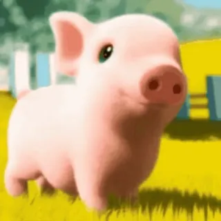 🌟 schwein, tier, bauernhof, süß, rosa, säugetier, vieh telegram sticker