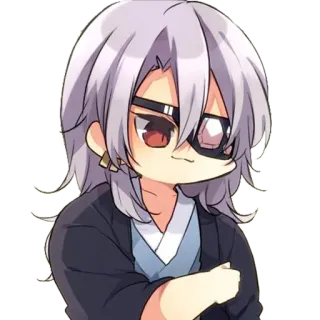 💎 Anime, Chibi, Manga, Cartone animato, Occhiali, Sticker, Disegno, Illustrazione telegram sticker