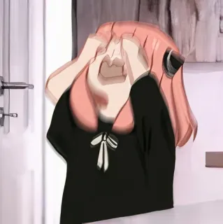 😭 Anya Forger Spy x Family Anya Forger, Spy x Family, anime, crying, distressed, shocked telegram sticker