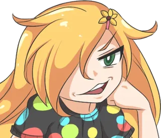 😏 Anime, Cartone animato, Ragazza, Donna, Carino, Personaggio whatsapp sticker