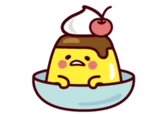 Gudetama 🥞 ; @HyalineWings telegram stickers