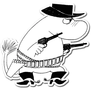 🔫 vaquero, armas, western, pistolas, sombrero, botas, espuelas telegram sticker