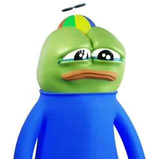 😭 Pepe the Frog pepe, rana, meme, triste, cultura de internet telegram sticker