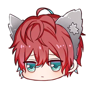 😐 anime, cute, ears, kawaii telegram sticker