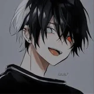 👹 anime, manga, cartoon, boy, drawing, illustration telegram sticker