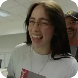 😅 Billie Eilish telegram sticker