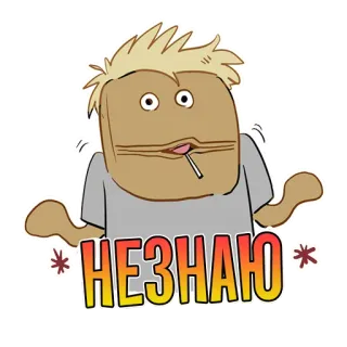 🤷‍♂️ НЕЗНАЮ pertanyaan, tidak yakin, rusia, bingung, saya tidak tahu whatsapp sticker
