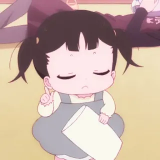 🧸 Аниме, Малыш, Девочка, Мультфильм, Ребенок, Милый telegram sticker