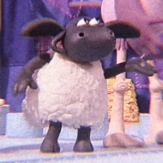 ☁️ Shaun the Sheep ひつじのショーン, 動物, 羊, アニメ, アニメーション telegram sticker