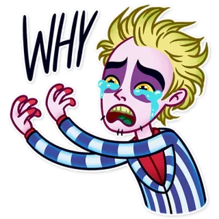 Beetlejuice telegram stickers