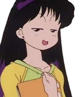 😏 Rei Hino Sailor Moon อนิเมะ, มังงะ, เรย์ ฮิโนะ, เซเลอร์มาร์ส, เซเลอร์มูน, ตัวละคร, การ์ตูน telegram sticker