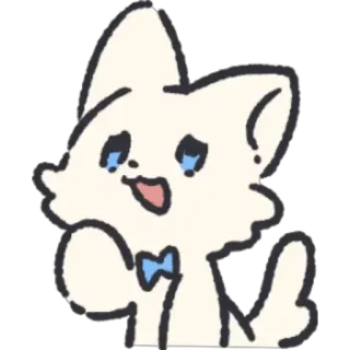 😢 kucing, hewan, imut, kartun telegram sticker