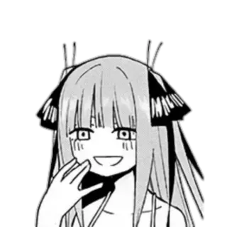 😏 Anime, Manga, Kartun, Gadis, Lucu, Tersenyum whatsapp sticker