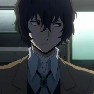 🧱 Osamu Dazai Bungou Stray Dogs Anime, Bungou Stray Dogs, Osamu Dazai, Dazai telegram sticker