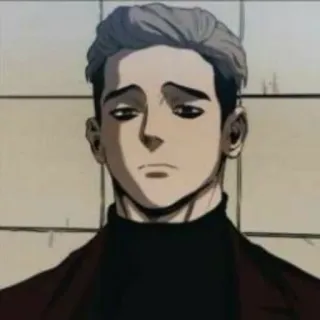 ❤️ 男人, 难过, 动漫, 绘画, 素描, 插画 telegram sticker