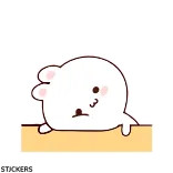 🙃 imut, kelinci, stiker, kartun, hewan, kawaii whatsapp sticker