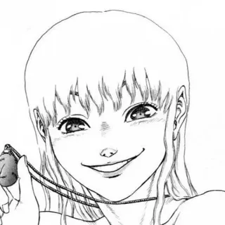 ➿ Griffith Berserk Anime, Manga, Griffith, Berserk, Glimlach telegram sticker