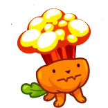 🤯 champignon, mignon, légume, dessin animé, kawaii, nourriture telegram sticker