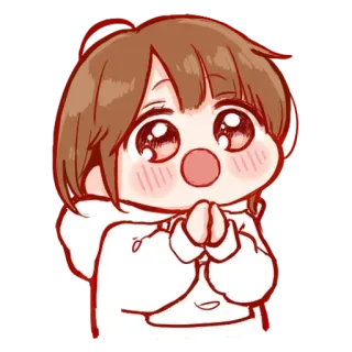 🍬 anime, cute, cartoon, chibi, kawaii telegram sticker