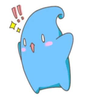 ‼️ imut, hantu, kawaii, ramah, kartun whatsapp sticker