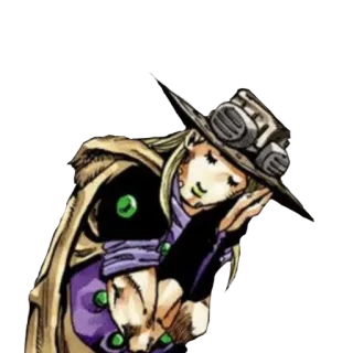 🌟 Gyro Zeppeli JoJo's Bizarre Adventure Gyro Zeppeli, JoJo's Bizarre Adventure, Anime, Manga, Sticker telegram sticker